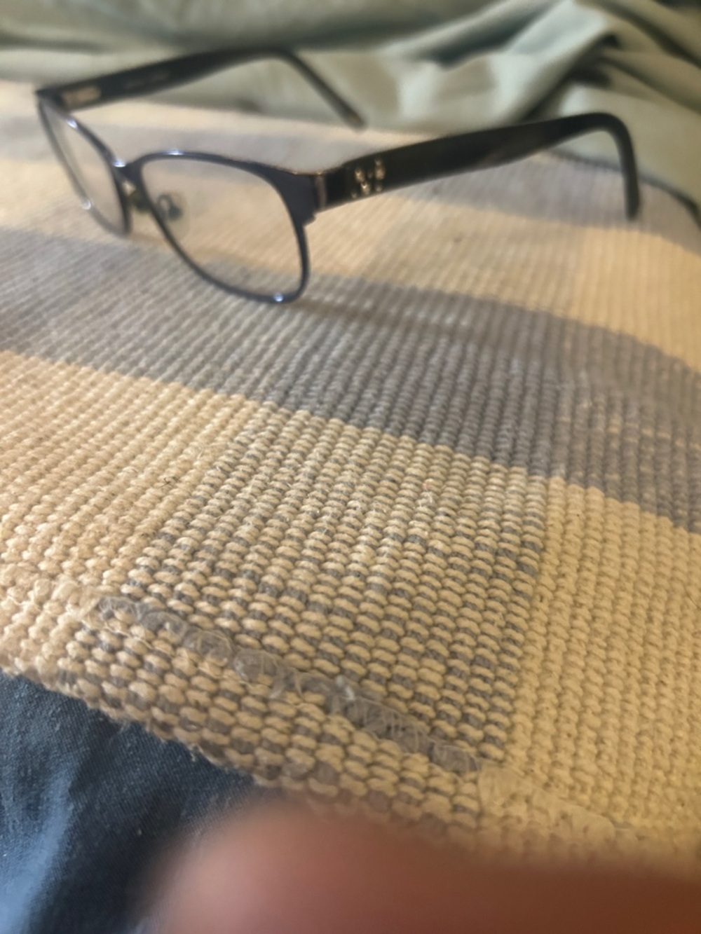 bulova clearwater Classic Dark Rectangular Reading Glasses - Black